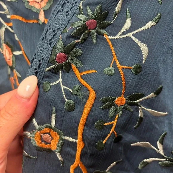 Anthropologie Tiny Eliana Embroidered Top - Picture 9 of 13